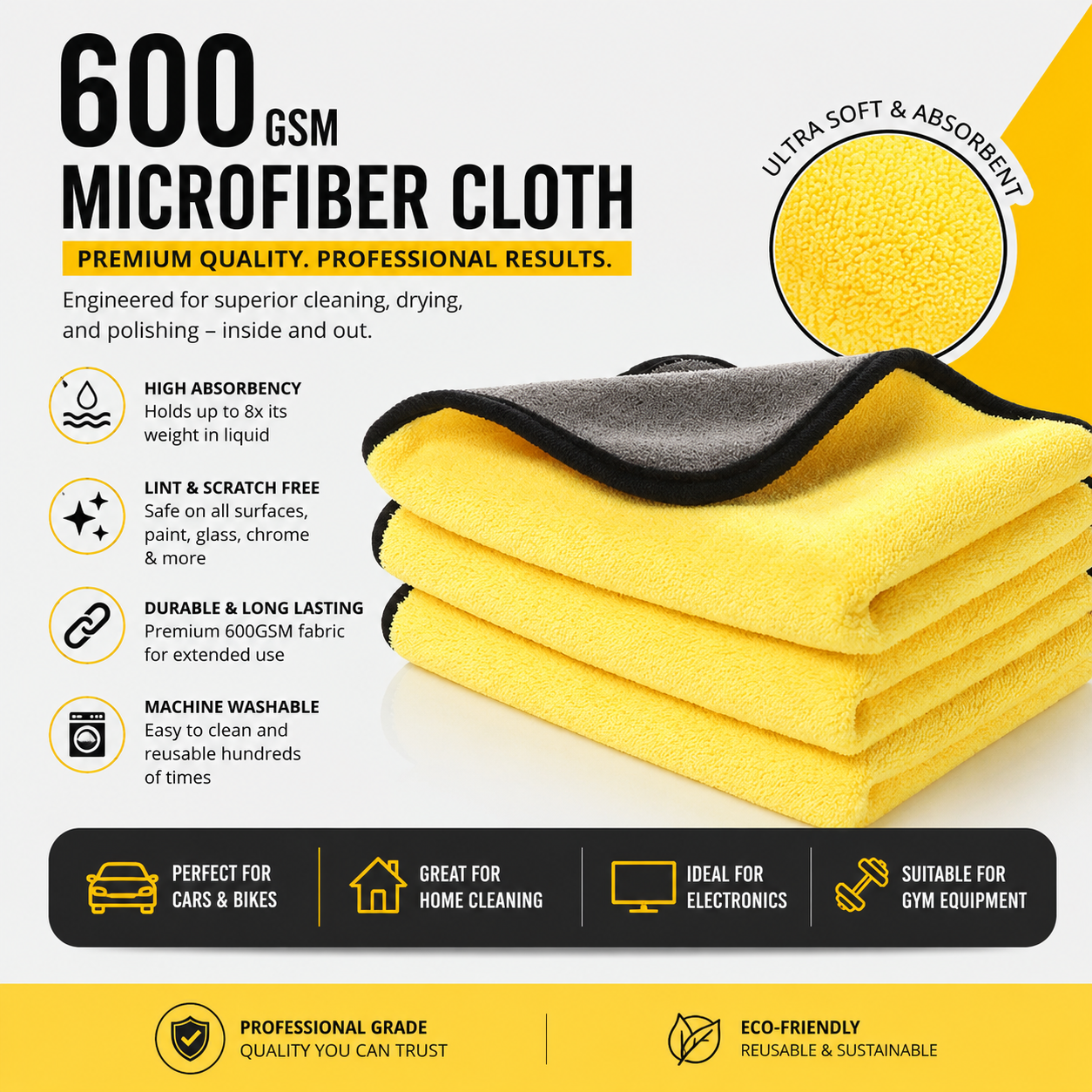 600GSM Microfiber Cloth